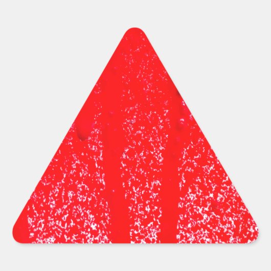 Tropfblut Dreieckiger Aufkleber (Vorderseite)