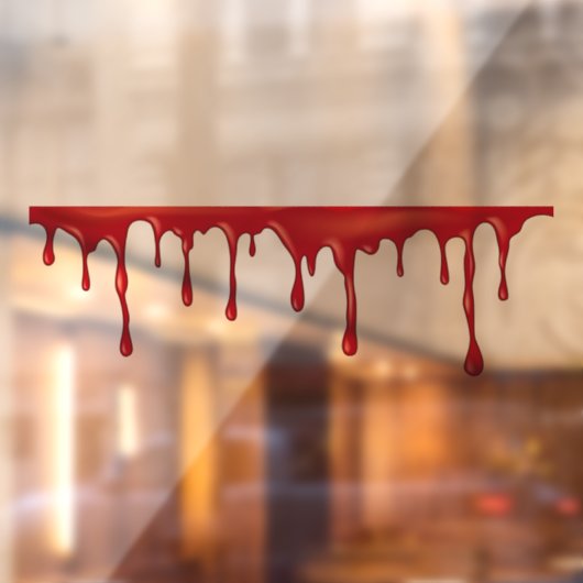 Tropfblut Fensteraufkleber (Blatt 2)