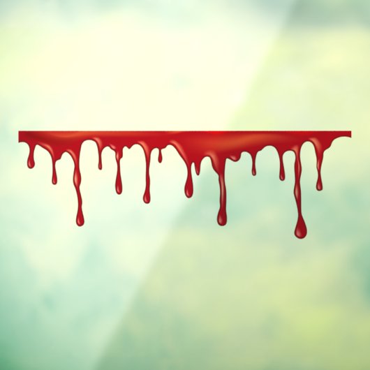 Tropfblut Fensteraufkleber (Blatt 3)