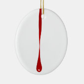 Tropfblut Keramik Ornament (Rechts)