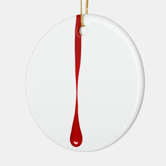 Tropfblut Keramik Ornament (Links)