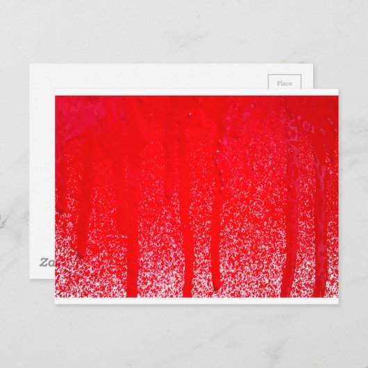 Tropfblut Postkarte (Vorne/Hinten)