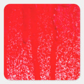 Tropfblut Quadratischer Aufkleber (Vorderseite)