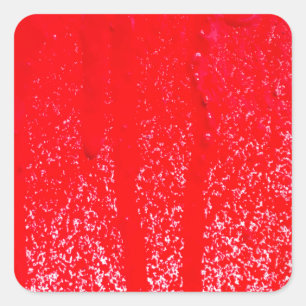 Tropfblut Quadratischer Aufkleber