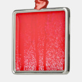 Tropfblut Silbernes Ornament (Links)