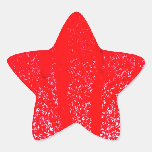 Tropfblut Stern-Aufkleber (Vorderseite)