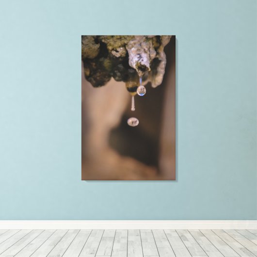 Tröpfchen Leinwanddruck (Insitu (Holzboden))