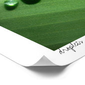 Tröpfchen Poster (Ecke)