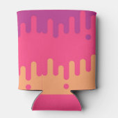 Tropfeis-Creme-Farbstreifen Personalisiert Dosenkühler (Rückseite)