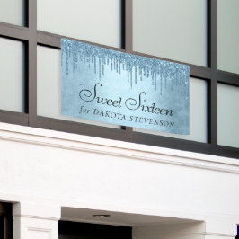 Tropfeis-Glitzer | Blaue Imitate Sparkle Süß 16 Banner