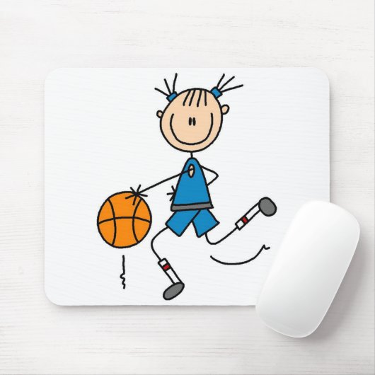 Tröpfeln des Basketballs Mousepad (Mit Mouse)