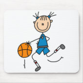Tröpfeln des Basketballs Mousepad (Vorne)