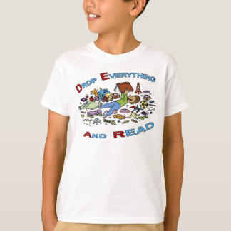 Tropfen alles und gelesen T-Shirt