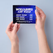 Tropfen an der Oberfläche von Autos Flyer (Gruppe)