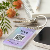 *~* Tropfen AP36 QR Promo Beauty Acrylic Schlüsselanhänger (Vorderseite rechts)