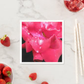 Tropfen auf Blätter Papier Napkins Serviette (Beispiel)