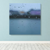 Tropfen auf Glas Leinwanddruck (Insitu (Holzboden))