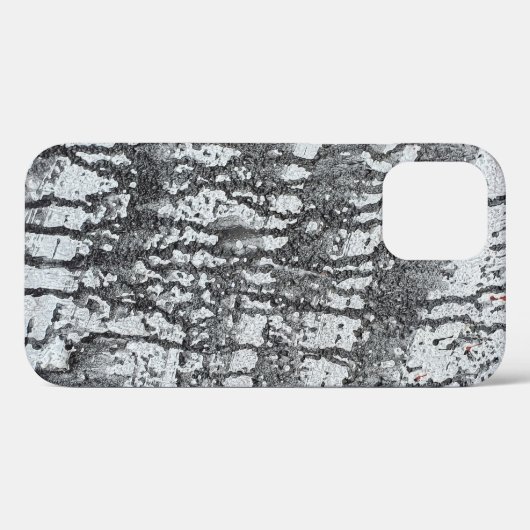 Tropfen aus schwarzem Beton Case-Mate iPhone Hülle (Rückseite (Horizontal))