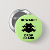 Tropfen-Bären! Button (Vorne & Hinten)