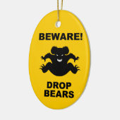 Tropfen-Bären! Keramikornament (Links)