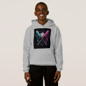 Tropfen Baseball Bat Magic - Neon Splash Zuhause P Hoodie (Vorne ganz)