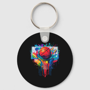 Tropfen Basketball Ball Hoop Slam Dunk Dripp Schlüsselanhänger