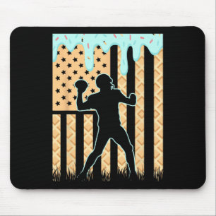 Tropfen Boys Drilling Ice Cream Football Ame Mousepad