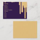 Tropfen - Chubby Visitenkarte (Vorne/Hinten)