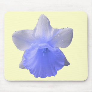 Tropfen Daffodil Blue Mousepad