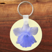 Tropfen Daffodil Blue Schlüsselanhänger (Vorderseite)