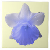 Tropfen Daffodil Blue Tile Fliese (Vorderseite)