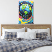 Tropfen der Erde Leinwanddruck (Insitu (Schlafzimmer))
