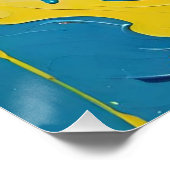 Tropfen der Erde Poster (Ecke)