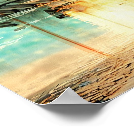 Tropfen des Dystopia-Posters Poster (Ecke)