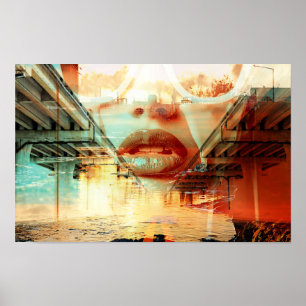 Tropfen des Dystopia-Posters Poster