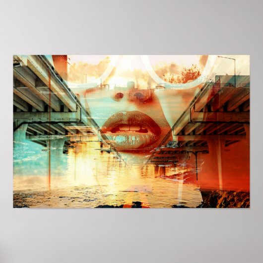 Tropfen des Dystopia-Posters Poster (Vorne)