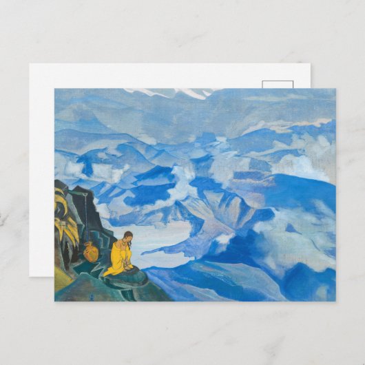 Tropfen des Lebens, 1924 von Nicholas Roerich Postkarte (Vorne/Hinten)
