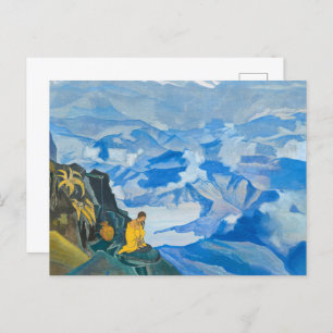 Tropfen des Lebens von Nicholas Roerich Feiertagspostkarte