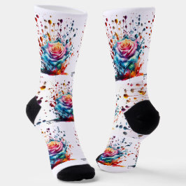 TROPFEN DROP ICE-ROSE DURCH ECHTE KLEINEN GESTALTE SOCKEN