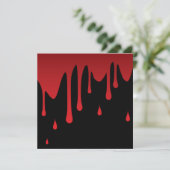 Tropfen Einladung (Stehend Vorderseite)