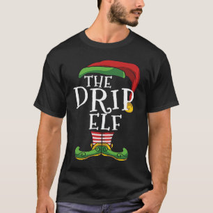 Tropfen Elf Matching Familie Weihnachten Weihnacht T-Shirt