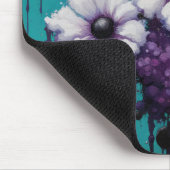 Tropfen für abstrakte Blume Mousepad (Ecke)