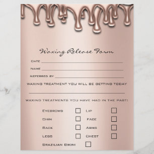 Tropfen für die Befreiung von der Depilationspflic Flyer