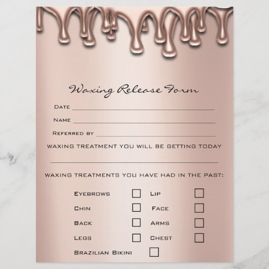 Tropfen für die Befreiung von der Depilationspflic Flyer (Vorne)