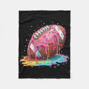 Tropfen für Lineman Wr Qb Rb Eiscreme Sprung Fleecedecke
