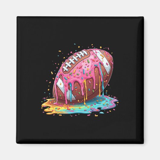 Tropfen für Lineman Wr Qb Rb Eiscreme Sprung Magnet (Vorne)