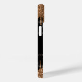 Tropfen für Schwarzes Gold, elegant Case-Mate iPhone Hülle (Rückseite / Rechts)