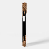 Tropfen für Schwarzes Gold, elegant Case-Mate iPhone Hülle (Rückseite / Rechts)