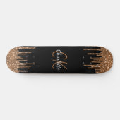 Tropfen für Schwarzes Gold, elegant Skateboard (Horizontal)