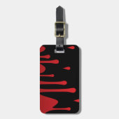 Tropfen Gepäckanhänger (Vorderseite vertikal)
